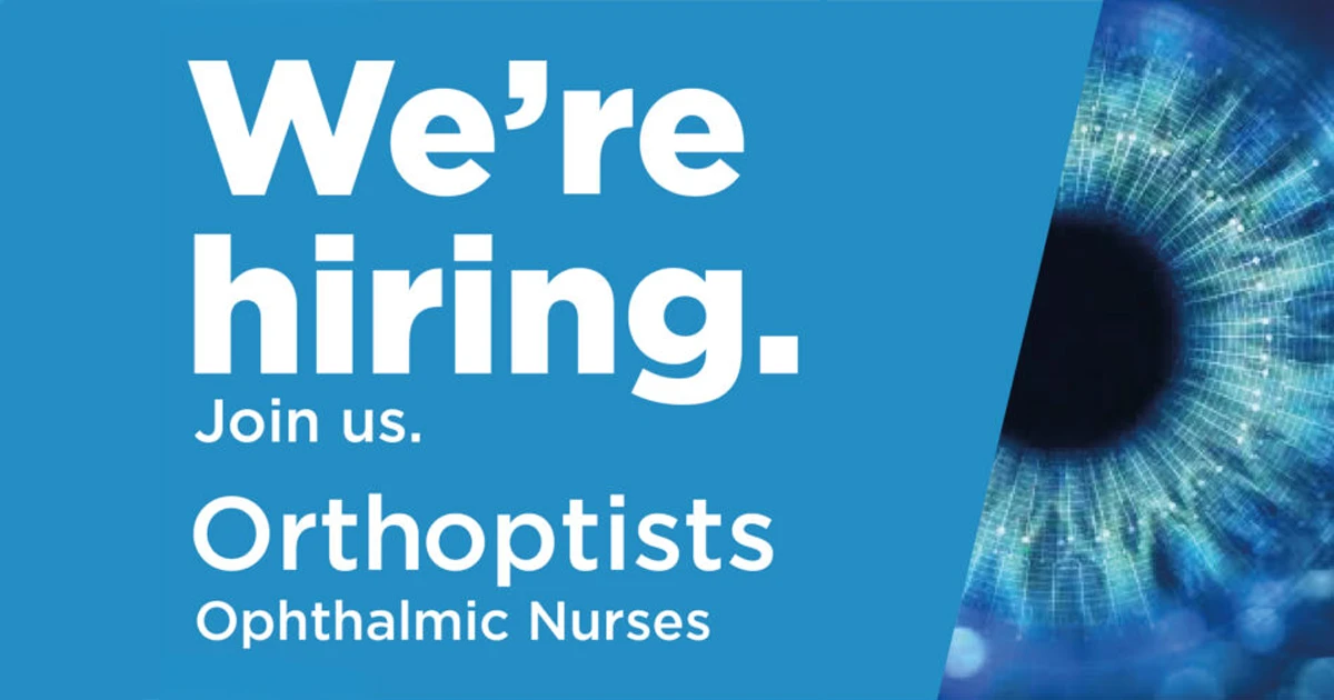 We are seeking orthoptists and ophthalmic nurses to join our team. You will be providing support for 6 consulting Ophthalmic Surgeons.